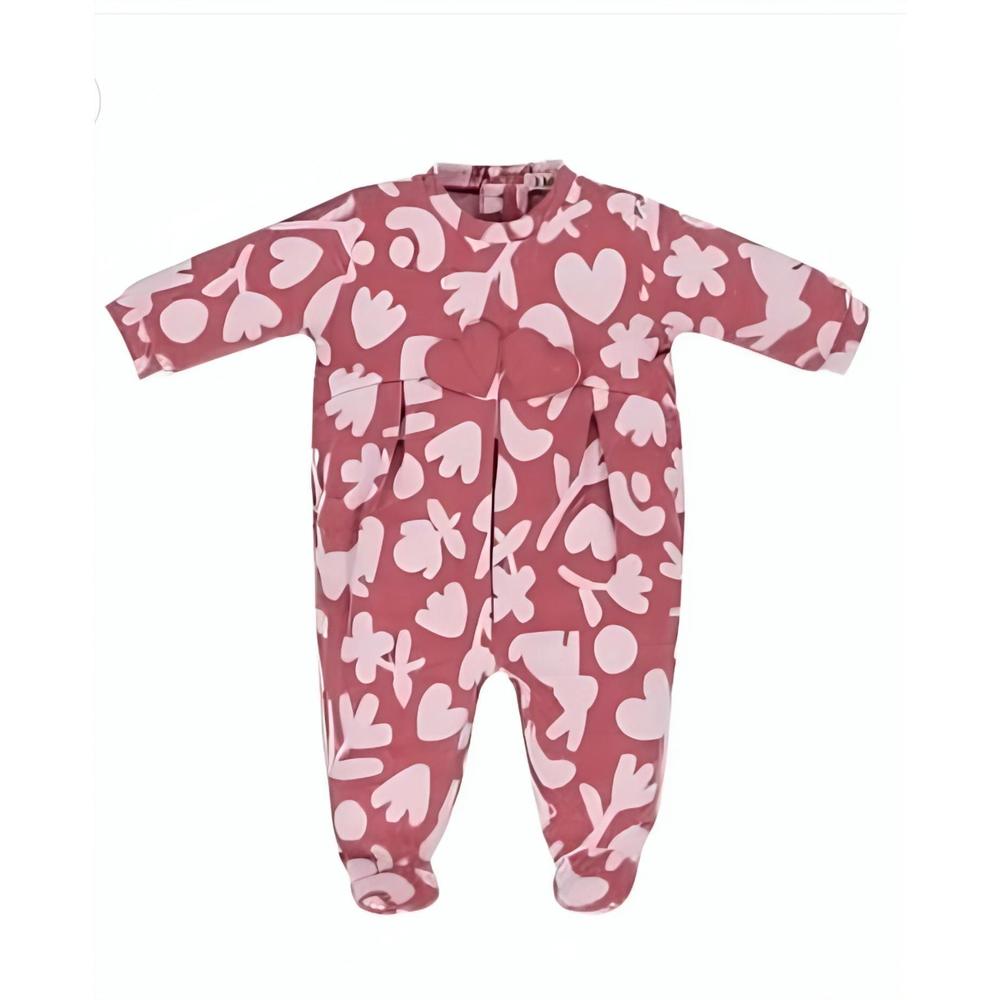 NEW EMC girls knit fabric coverall in pink